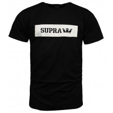 Supra Logo T-shirt - мъжка тениска - черно