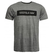 Supra Logo T-shirt - мъжка тениска - сиво