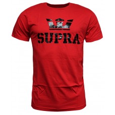 Supra Above T-shirt - мъжка тениска - червено - черно