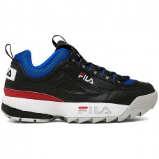 Fila Disruptor low - спортни обувки - черно- синьо - червено