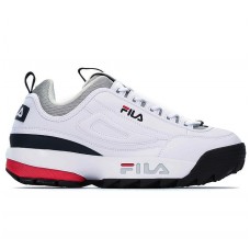 Fila Disruptor low - спортни обувки - бяло - черно - червено