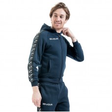 Мъжки Суичър GIVOVA Felpa Full Zip Band 0004