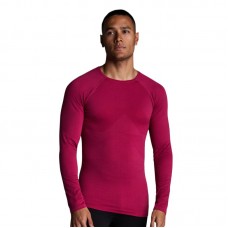 Мъжка Спортна Термо Блуза MUSAI Joto Thermal Long Sleeve T-Shirt Burgundy