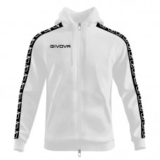 Дамски Суичър GIVOVA Felpa Full Zip Band Pastello 0310