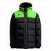 Мъжко Зимно Яке MUSAI Kanzu Quilted Coat Black/Fluor Green