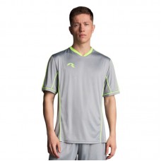 Мъжка Тениска MUSAI Afiki T-Shirt Light Grey/Fluor Yellow