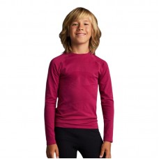 Детска Спортна Термо Блуза MUSAI Joto Thermal Long Sleeve Kids T-Shirt Burgundy