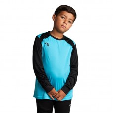 Детска Блуза MUSAI Wata Long Sleeve Kids T-Shirt Fluor Turquoise/Black