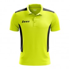 Детска Тениска ZEUS Polo Start Giallo Fluo/Nero
