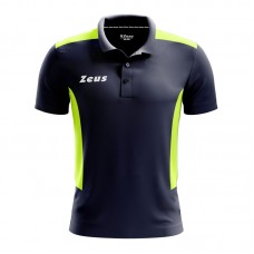 Детска Тениска ZEUS Polo Start Blu/Giallo Fluo