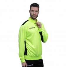 Мъжка Блуза GIVOVA Maglia Tecnica Half Zip Revolution In Pin Pan Giallo Fluo/Nero