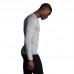 Мъжка Спортна Термо Блуза MUSAI Joto Thermal Long Sleeve T-Shirt Light Grey