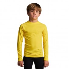 Детска Спортна Термо Блуза MUSAI Joto Thermal Long Sleeve Kids T-Shirt Yellow