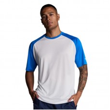 Мъжка Тениска MUSAI Ubora 2 T-Shirt White/Royal Blue