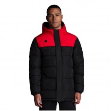 Мъжко Зимно Яке MUSAI Kanzu Quilted Coat Black/Red