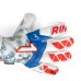 Вратарски Ръкавици RINAT Xtreme Guard Dominius Pro White/Red/Blue