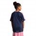 Детска Тениска MUSAI Afiki Kids T-Shirt Navy Blue/Gum Pink