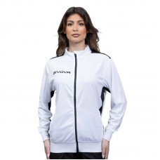 Дамски Суичър GIVOVA Giacca Revolution Bianco/Nero