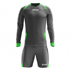 Детски Вратарски Екип ZEUS Kit Gk Paros Grigio scuro/Verde fluo