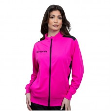 Дамски Суичър GIVOVA Giacca Revolution Fuxia/Nero