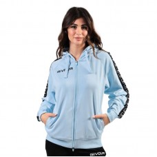 Дамски Суичър GIVOVA Felpa Full Zip Band Pastello 0082