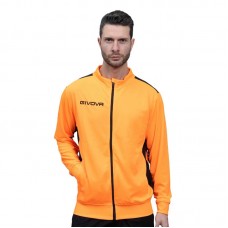 Мъжки Суичър GIVOVA Giacca Revolution Arancio/Nero
