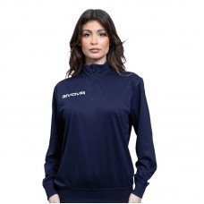 Дамска Блуза GIVOVA Maglia Tecnica Half Zip Revolution In Pin Pan Blu/Blu