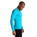 Мъжка Спортна Термо Блуза MUSAI Joto Thermal Long Sleeve T-Shirt Fluor Turquoise