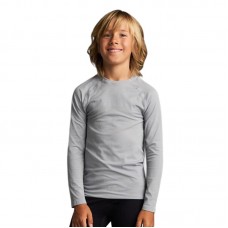 Детска Спортна Термо Блуза MUSAI Joto Thermal Long Sleeve Kids T-Shirt Light Grey