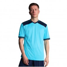 Мъжка Тениска MUSAI Ishi T-Shirt Fluor Turquoise/Navy Blue