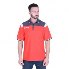 Мъжка Тениска ZEUS Polo Vesuvio Rosso/Dark Grey