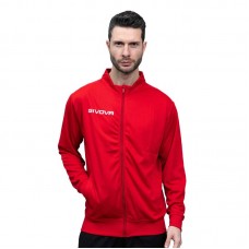 Мъжки Суичър GIVOVA Giacca Revolution Rosso/Rosso Scuro