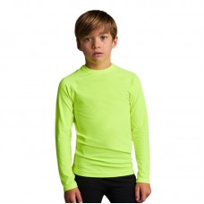 Детска Спортна Термо Блуза MUSAI Joto Thermal Long Sleeve Kids T-Shirt Fluor Yellow