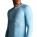 Мъжка Спортна Термо Блуза MUSAI Joto Thermal Long Sleeve T-Shirt Sky Blue