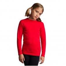 Детска Спортна Термо Блуза MUSAI Joto Thermal Long Sleeve Kids T-Shirt Red