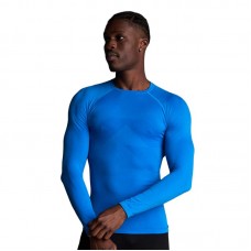 Мъжка Спортна Термо Блуза MUSAI Joto Thermal Long Sleeve T-Shirt Royal Blue