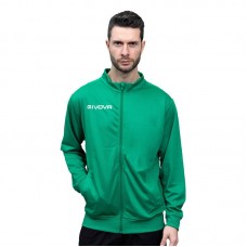 Мъжки Суичър GIVOVA Giacca Revolution Verde/Verde Scuro