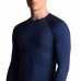 Мъжка Спортна Термо Блуза MUSAI Joto Thermal Long Sleeve T-Shirt Navy Blue