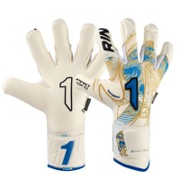 Вратарски Ръкавици RINAT Asimetrik Aero Pro World Cup White/Blue