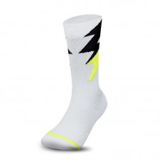 Чорапи ZEUS Calza Thunder Bianco/Giallo Fluo