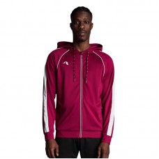 Мъжки Суичър MUSAI Afiki Jacket Burgundy/White