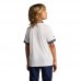 Детска Тениска MUSAI Ishi Kids T-Shirt White/Navy Blue