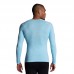 Мъжка Спортна Термо Блуза MUSAI Joto Thermal Long Sleeve T-Shirt Sky Blue