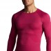 Мъжка Спортна Термо Блуза MUSAI Joto Thermal Long Sleeve T-Shirt Burgundy