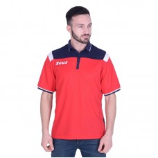 Мъжка Тениска ZEUS Polo Vesuvio Blu/Rosso