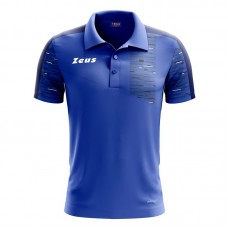 Мъжка Тениска ZEUS Polo Glitch Royal/Blu