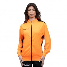 Дамски Суичър GIVOVA Giacca Revolution Arancio/Nero