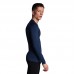 Мъжка Спортна Термо Блуза MUSAI Joto Thermal Long Sleeve T-Shirt Navy Blue