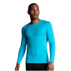 Мъжка Спортна Термо Блуза MUSAI Joto Thermal Long Sleeve T-Shirt Fluor Turquoise