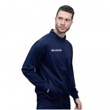 Мъжки Суичър GIVOVA Giacca Revolution Blu/Blu